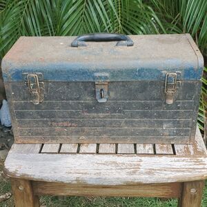 Vintage Metal Tool Box